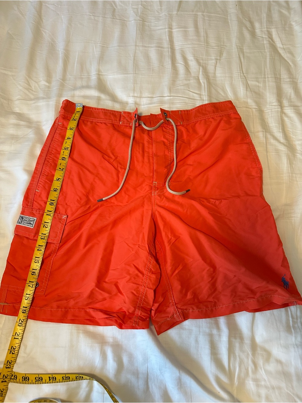 Polo by Ralph Lauren Men’s Orange Swim Trunks size Large